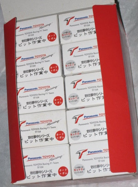 Toyota Panasonic Racing F1 Team TF104 Racing 10 Random Unopened Mini Trading Figure Set - Lavits Figure
 - 2