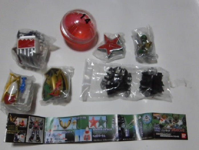 Bandai Power Rangers Hurricanger Ninja Storm HG Gashapon Vol 2 6 Figure Set - Lavits Figure
 - 2