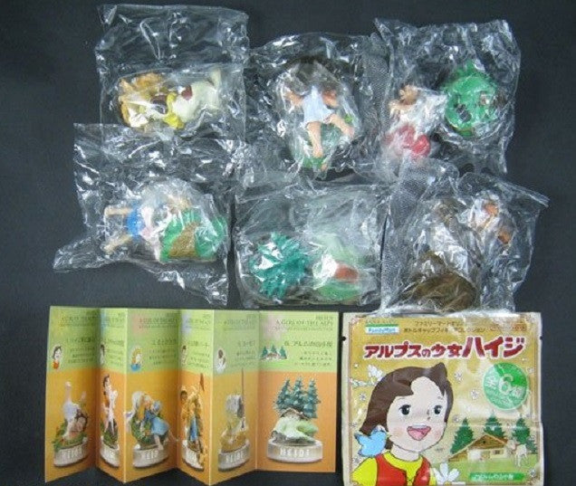 Japan Family Mart Heidi Girl of Alps Bottle Cap 6 Trading Collection Figure Set - Lavits Figure
 - 2