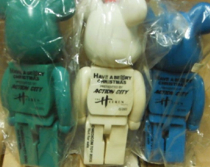 Medicom Toys 2002 Be@rbrick 400% Action City The Heeren Have A Be@ry Christmas 5 Figure Set - Lavits Figure
 - 2