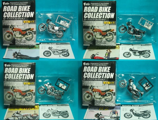 F-toys 1/24 Road Bike Collection 8+4 Secret 12 Trading Bicycle Figure Set Honda Kawasaki Yamaha Suzuki - Lavits Figure
 - 1