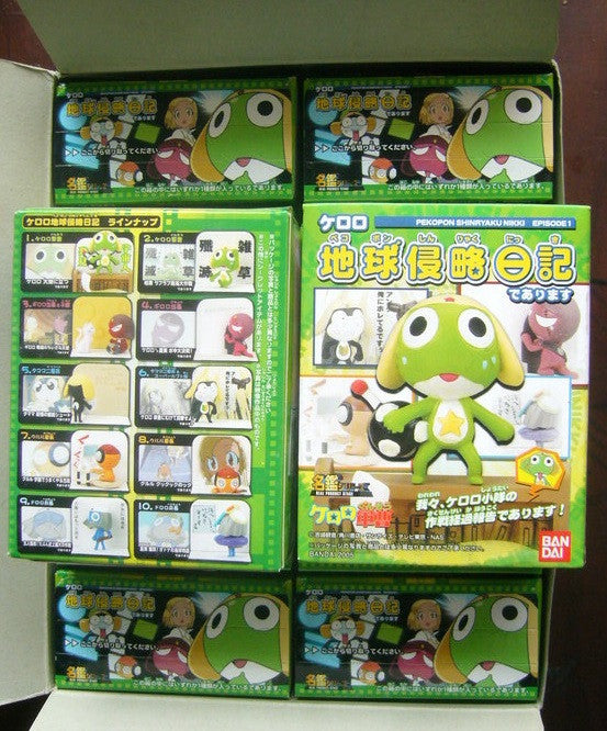 Bandai Keroro Gunso Pekopon Shinryaku Nikki Eposide 1 Unopened Box 10 Random Trading Figure Set - Lavits Figure
 - 2