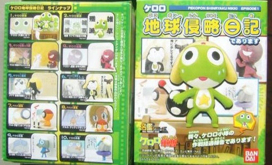 Bandai Keroro Gunso Pekopon Shinryaku Nikki Eposide 1 Unopened Box 10 Random Trading Figure Set - Lavits Figure
 - 2