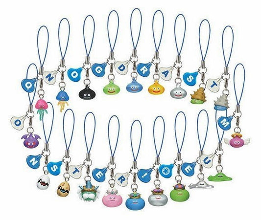 PlayStation 4 PS4 Dragon Quest Limited 20 Slime Mascot Strap Figure Set