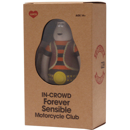 Amos Toys James Jarvis In-Crowd Forever Sensible Motorcycle Club Mongo  Vinyl Figure