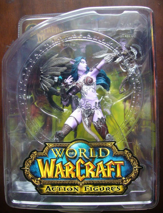 World of Warcraft Series 5 Night Elf Hunter Alathena Moonbreeze w/ Sorna Action Figure - Lavits Figure
