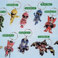 Bandai Power Rangers Mystic Force Magiranger Gashapon 12 Mascot Strap Swing Figure Set - Lavits Figure
 - 1