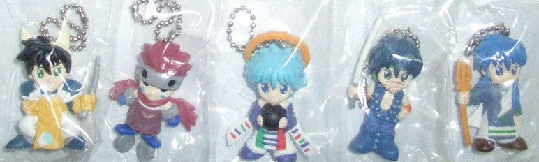 Bandai 2001 Senkaiden Houshin Engi Gashapon 5 Mini Strap Swing Trading Figure Set - Lavits Figure
 - 2