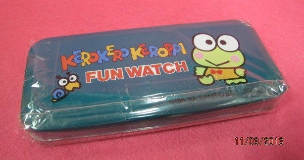 Sanrio 1995 Kerokerokeroppi Plastic Watch - Lavits Figure
 - 2