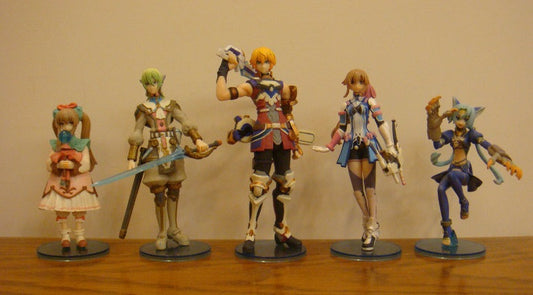 Square Enix Star Ocean 4 The Last Hope Trading Arts 5 Collection Figure Set Used - Lavits Figure
