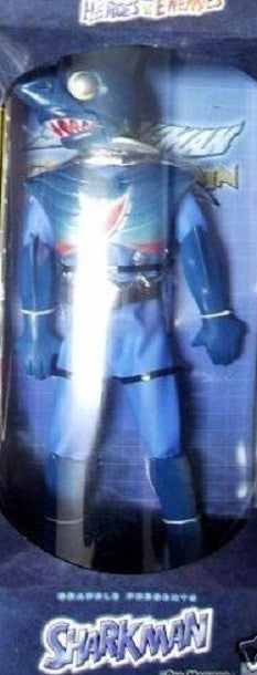 Medicom 1/6 12" Grapple RAH Real Action Heroes V.S. Enemies Blue Shark Man Figure - Lavits Figure
