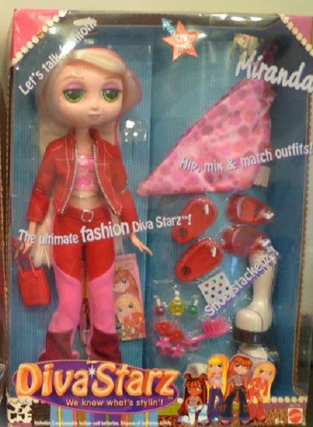 Mattel Diva Starz Talking Sound Miranda Action Doll Figure - Lavits Figure
