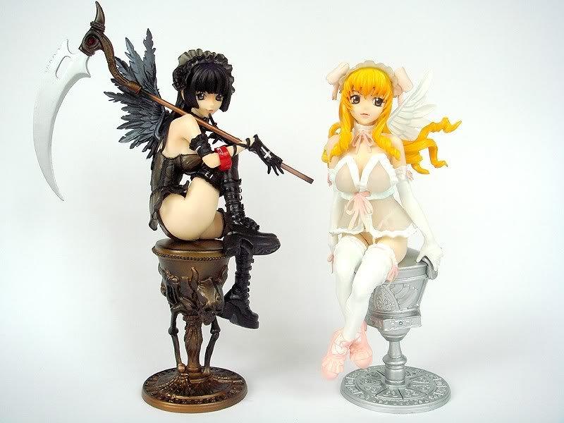 Toranoana Fine Scenery Noir et Blanc Vispo Diana & Morte Pvc Figure Set