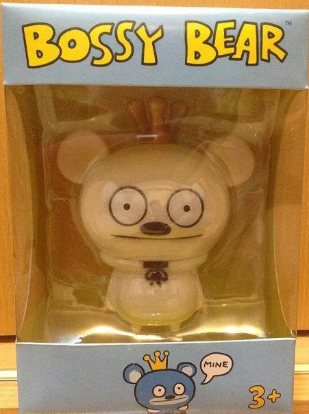 Toy2R 2010 David Horvath Bossy Bear & Friends King Bossy White Flocked Edition Ver 5" Vinyl Figure - Lavits Figure
 - 2