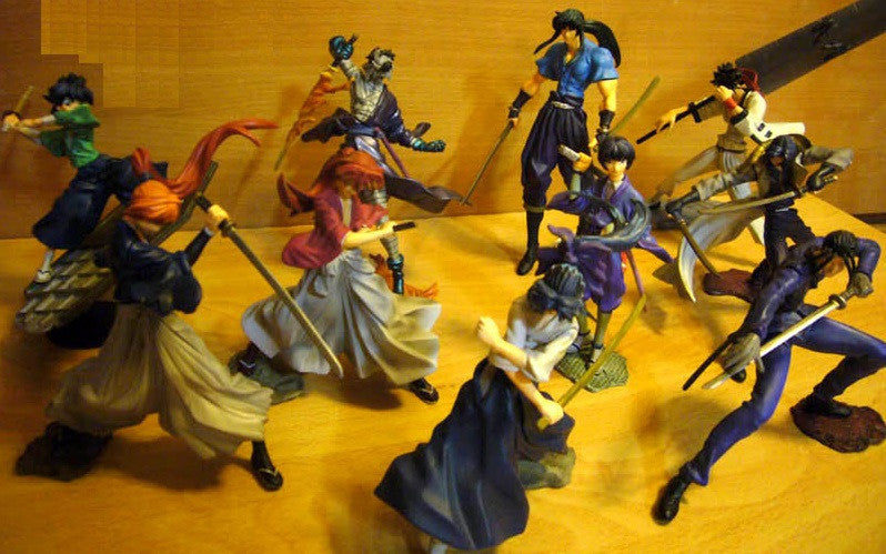 Yamato SIF Story Image Figure Samurai X Rurouni Kenshin Series 1+2 10 Trading Collection Figure Set - Lavits Figure

