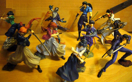 Yamato SIF Story Image Figure Samurai X Rurouni Kenshin Series 1+2 10 Trading Collection Figure Set - Lavits Figure