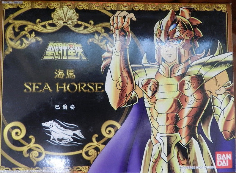 Bandai Saint Seiya Poseidon Myth Gold Sea Horse Baian H.K. Ver Plastic Action Figure Set - Lavits Figure
