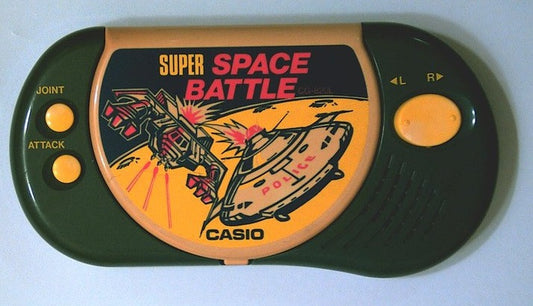Casio 1991 CG-820L Super Space Battle Electronic Handheld Video LCD Game - Lavits Figure
 - 1