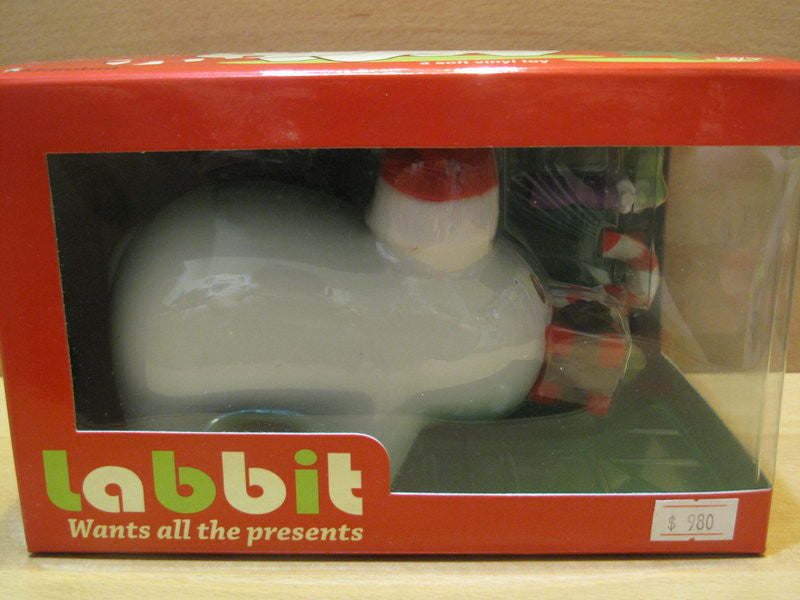 Kidrobot Frank Kozik Labbit Wants All The Presents Holiday Ver. 5" Vinyl Figure - Lavits Figure
 - 2