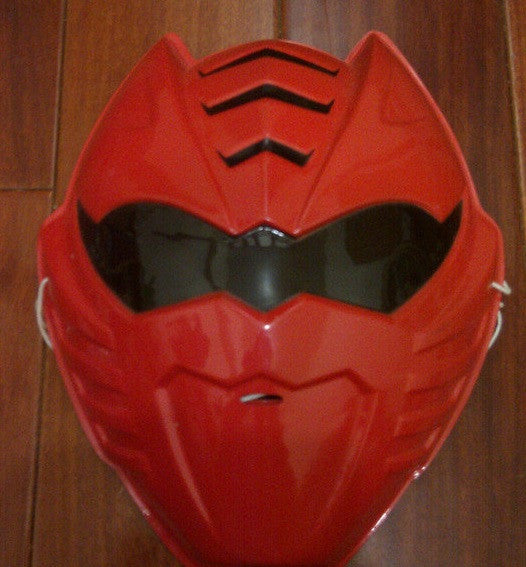 Toei Power Rangers Jungle Fury Gekiranger Geki Red Fighter Plastic Mask - Lavits Figure
 - 2