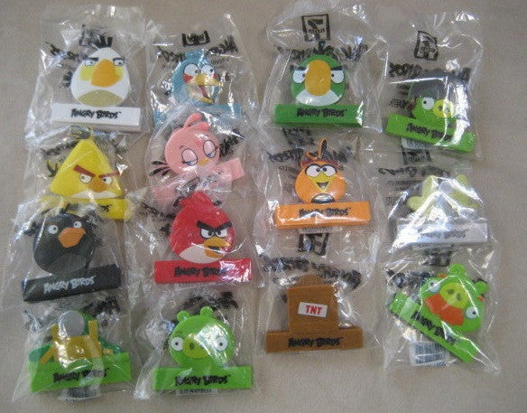 Angry Birds Taiwan 7-11 Limited 16 Stationary Clip Set - Lavits Figure
 - 2