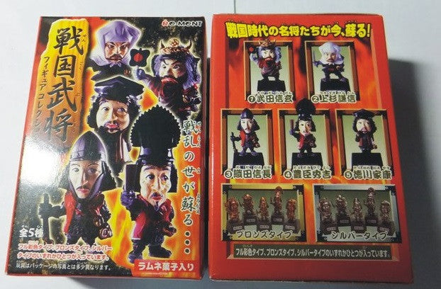 Re-ment Sengoku Generals 5+5+5 Color Golden Silver 15 Trading Collection Figure Set - Lavits Figure
