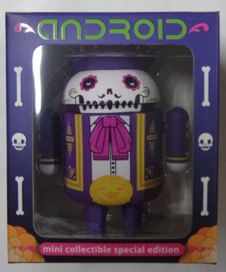 Google Android 2011 Robot Mascot Mini Collectible Special Edition Halloween Ver 3" Vinyl Figure - Lavits Figure
 - 2