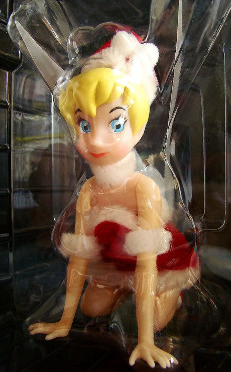 Sega HG Disney Peter Pan Tinker Bell Christmas Xmas Ver. Trading Collection Figure - Lavits Figure
 - 1