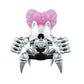 Medicom Toy 2005 H8GRAPHiX Motor Ken VCD Vinyl Collectible Dolls King Skull Brain Silver 8" Vinyl Figure - Lavits Figure
