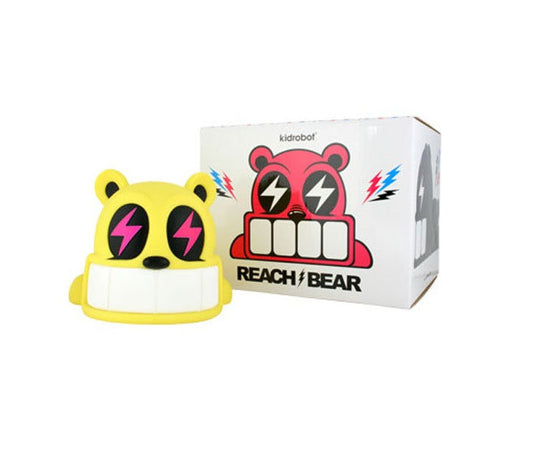 Kidrobot 2008 Reach Bear Yellow Ver 6" Vinyl Figure - Lavits Figure
