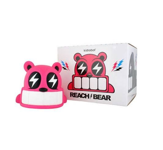 Kidrobot 2008 Reach Bear Pink Ver 6" Vinyl Figure - Lavits Figure

