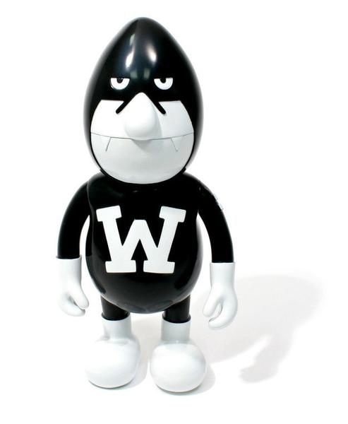 Headlock Studio The Wonderful! Design Works Big Size The Wonderfulman Black Ver 17" Vinyl Figure