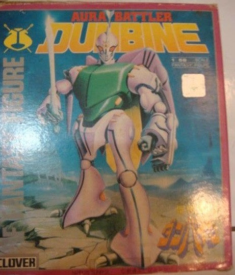 Clover 1983 1/46 Aura Battler Dunbine SF Fantasy Diecast Plastic Chogokin Action Figure - Lavits Figure
 - 1