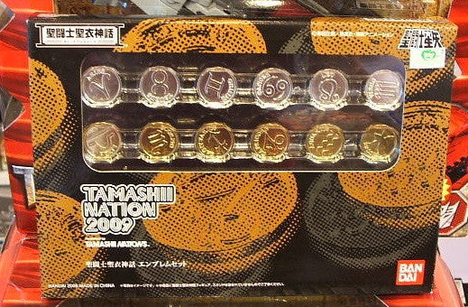 Bandai Saint Seiya Myth Cloth Tamashii Nation 2009 Emblem Coin Collection Figure Set - Lavits Figure
