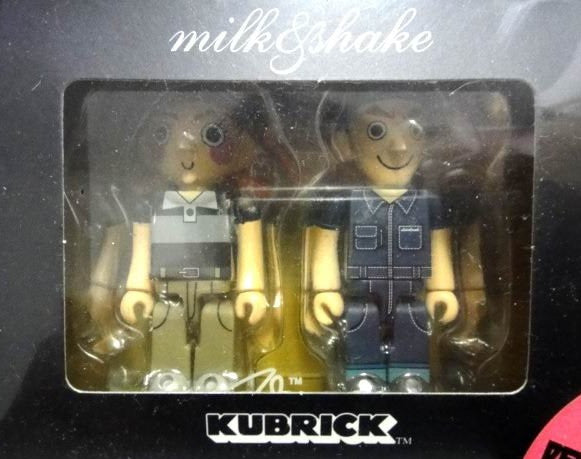 Medicom Toy 2003 Eric So Kubrick 100% Milk & Shake 2 2.5" Vinyl Figure Set - Lavits Figure
 - 2