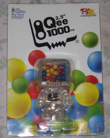 Toy2R 2008 Qee Key Chain Collection 1000th Clear Ver 3" Figure - Lavits Figure
 - 1