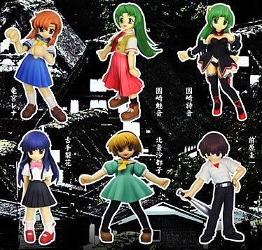 Spring Higurashi no Naku Koro Ni When They Cry 6 Trading Figure Set