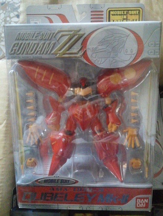 Bandai Mobile Suit in Action MSIA MIA Gundam ZZ Qubeley MK-II Red Ver. Figure Set - Lavits Figure
