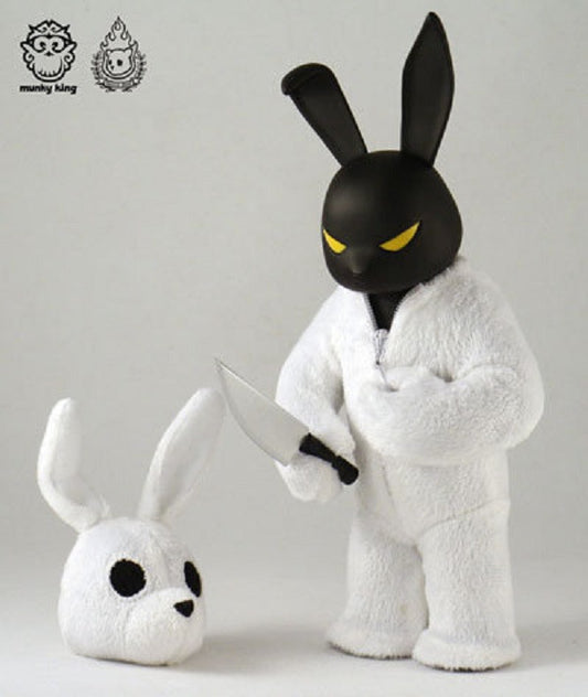 Munky King 2010 Luke Chueh Black in White Ver. 8" Vinyl Figure - Lavits Figure
