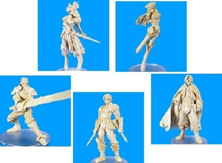 Square Enix Valkyrie Profile Trading Arts 5 Color & 5 Ivory 10 Figure Set - Lavits Figure
 - 2