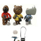 Rocket World 2010 IWG Insurgents Wilderness Gruppo Startrek Starfleet 3 7.5" Trading Figure Set