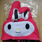 Sanrio Hi-Life Limited My Melody Kuromi 34" Blanket & Hat Cap Set - Lavits Figure
 - 2