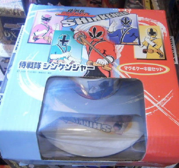 Official Toei Power Rangers Samurai Shinkenger Mug Cup & Dish Set - Lavits Figure
 - 3