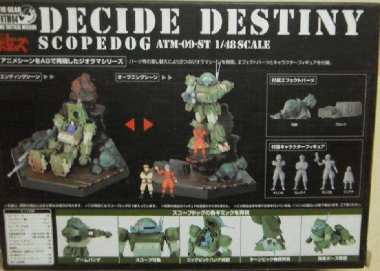 Takara 1/48 Votoms Decide Destiny Actic Gear AG-VTM04 Scopedog ATM