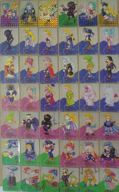 Bandai 1994 Square Enix Final Fantasy VI 6 Trading Collection Cards Part 1 42 Full Set - Lavits Figure
