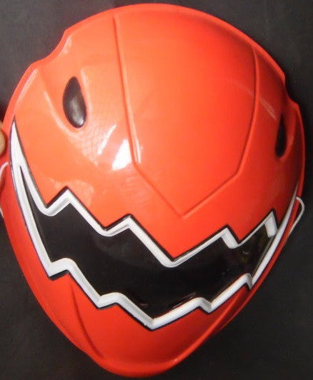 Toei Power Rangers Dino Thunder Abaranger Red Fighter Plastic Mask - Lavits Figure
