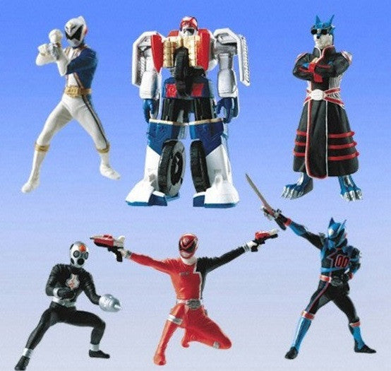 Bandai Power Rangers Dekaranger SPD Space Patrol Delta HG Gashapon Part 2 6 Trading Figure Set - Lavits Figure
 - 1