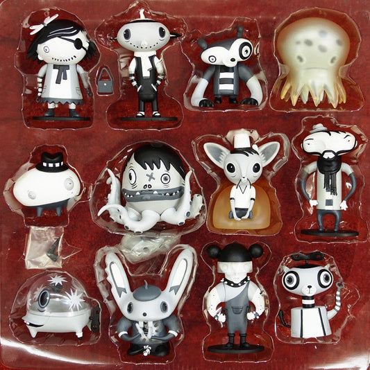 Flying Cat 2004 Nathan Jurevicius Scarygirl Mono Edition 3" Vinyl Figure Set - Lavits Figure
 - 1