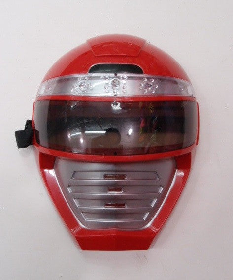 Toei Power Rangers Operation Overdrive Boukenger Bouken Red Fighter LED Light Up Plastic Mask Figure Cosplay - Lavits Figure
 - 2