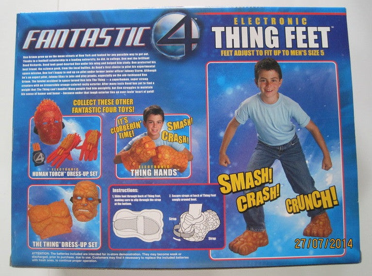 Toy Biz Marvel Fantastic Four 4 Electronic Thing Feet with Sounds Figure - Lavits Figure
 - 2